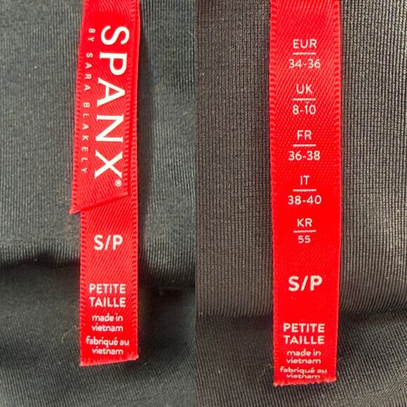 Spanx Faux Leather Moto Leggings Womens Small Petite - Picture 15 of 16